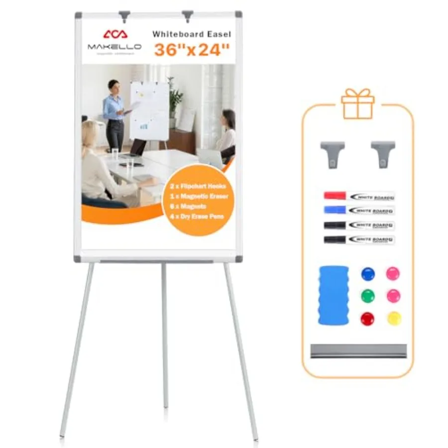White ord with Stnd Portle Whiteord Esel 3'x2' for Offie lssroom Home Shool djustle Height luminum Frme 36x24in
White ord with Stnd Portle Whiteord Esel 3'x2' for Offie lssroom Home Shool djustle Height luminum Frme 36x24in
