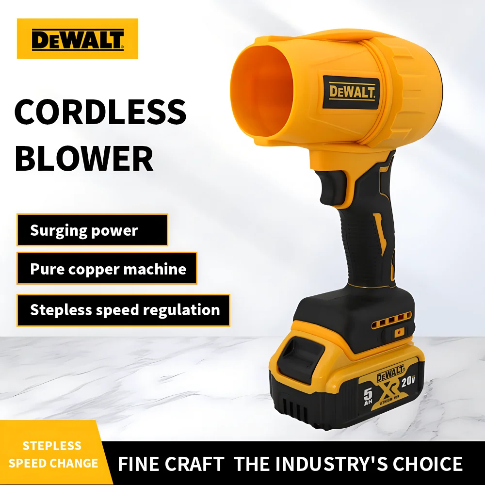 DEWALT 18V Brushless Air Blower Electric Cordless Turbo Blowers Car Strong Rechargeable Blower Vacuum Cleaner Blowing Tool
DEWALT 18V Brushless Air Blower Electric Cordless Turbo Blowers Car Strong Rechargeable Blower Vacuum Cleaner Blowing Tool