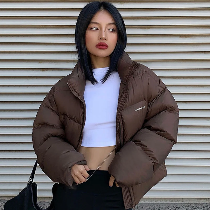 Winter Women Loose Short Cotton Jacket Letter Fashion Elegant Simplicity Thicken Bread Coat 2023 Female Casual Warm Parkas
Winter Women Loose Short Cotton Jacket Letter Fashion Elegant Simplicity Thicken Bread Coat 2023 Female Casual Warm Parkas