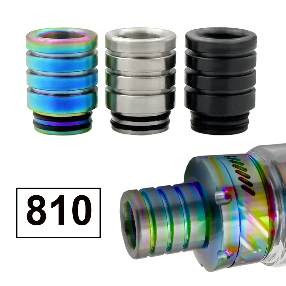 Drip Tip 810 Thread Metal Holder Accessories Rainbow Mouthpiece for TFV8 Big Baby Dead Rabbit RTA Tank Atomizer
Drip Tip 810 Thread Metal Holder Accessories Rainbow Mouthpiece for TFV8 Big Baby Dead Rabbit RTA Tank Atomizer
