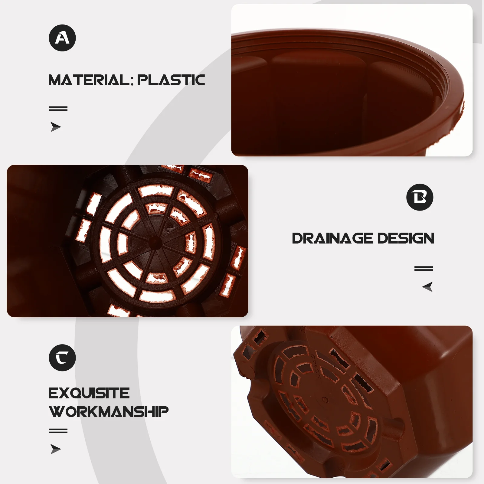 6Sets Decorative Flowerpot Creative Hanging Plant Pot for Living Room Bedroom Patio Garden Hanging Basket Display
6Sets Decorative Flowerpot Creative Hanging Plant Pot for Living Room Bedroom Patio Garden Hanging Basket Display