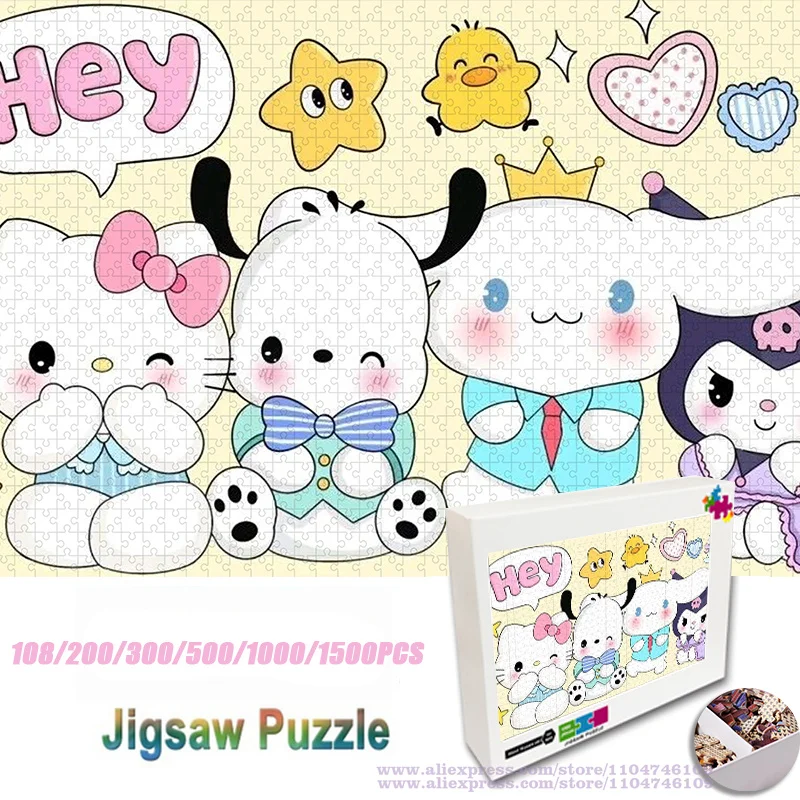 Пазл Sario Character Jigsaw Hello Kitty Kuromi Cinnamoroll 108/200/300/500/1000/1500 шт., унисекс, интеллектуальные пазлы «сделай сам»
Пазл Sario Character Jigsaw Hello Kitty Kuromi Cinnamoroll 108/200/300/500/1000/1500 шт., унисекс, интеллектуальные пазлы «сделай сам»