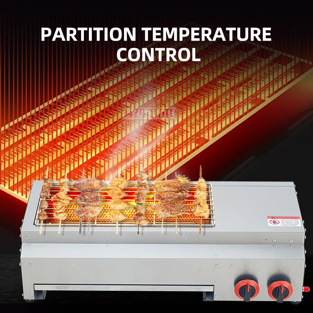 Smoke-Free Barbecue Grill Dual Control Lamb Skewers Chicken Wings Grill Outdoor Cooking Griglia Elettrica
Smoke-Free Barbecue Grill Dual Control Lamb Skewers Chicken Wings Grill Outdoor Cooking Griglia Elettrica
