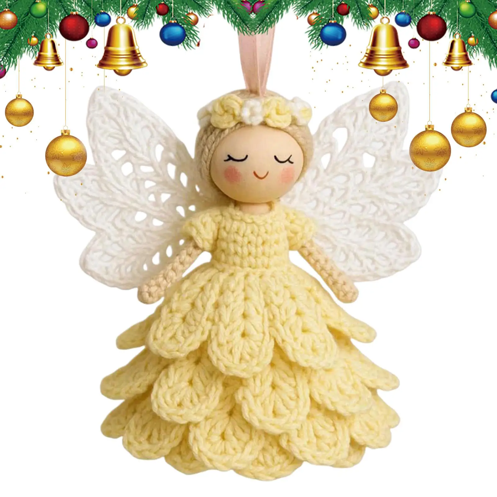 Crochet Kit Angel Ornament With Instructions Christmas Beginners Complete Crochet Kit For Women Teens Kids Handicraft Lovers
Crochet Kit Angel Ornament With Instructions Christmas Beginners Complete Crochet Kit For Women Teens Kids Handicraft Lovers