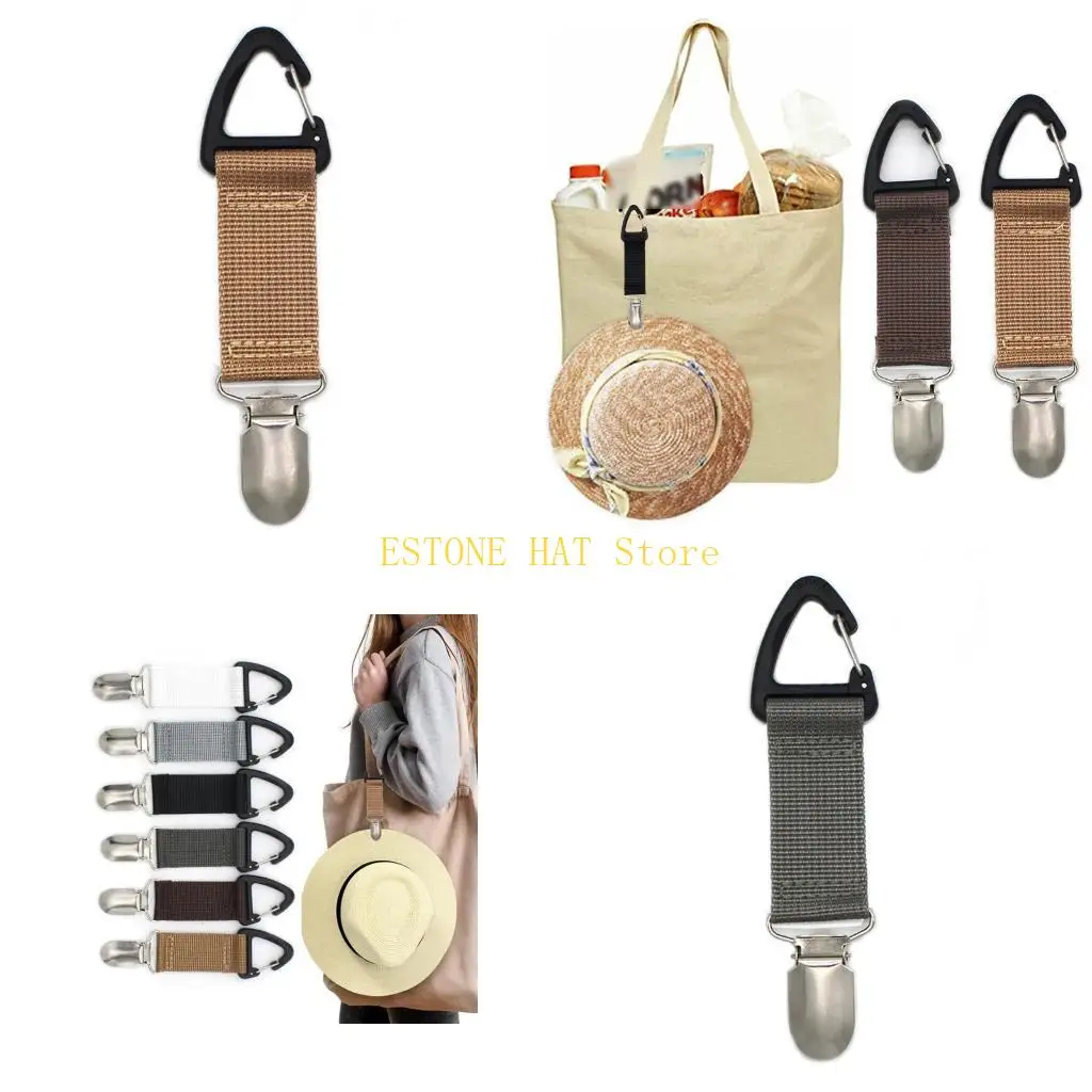 49MF Hat Clip for Traveling Handbag Backpack Portable Hat Holder Rack for Outdoor Travel Easy to Use for Kids Adults Caps
49MF Hat Clip for Traveling Handbag Backpack Portable Hat Holder Rack for Outdoor Travel Easy to Use for Kids Adults Caps