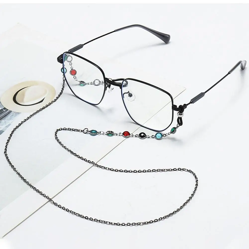 Colorful Crystal Bead Eyeglass Holder Glasses Chain For Women Eye Accessories Eyewear Straps Cord Sunglasses String Gift
Colorful Crystal Bead Eyeglass Holder Glasses Chain For Women Eye Accessories Eyewear Straps Cord Sunglasses String Gift
