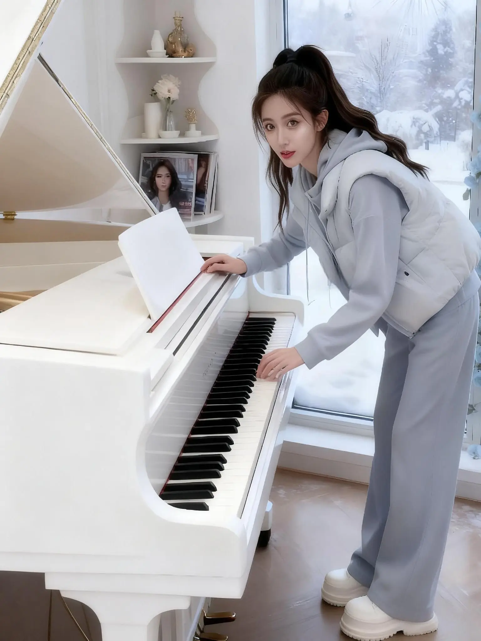 Fall Winter Women's Commute Cotton Vest Sweatshirt Sports Pants Three-Piece Set Fashionable Loose Fit Hoodie Long Sleeve
Fall Winter Women's Commute Cotton Vest Sweatshirt Sports Pants Three-Piece Set Fashionable Loose Fit Hoodie Long Sleeve