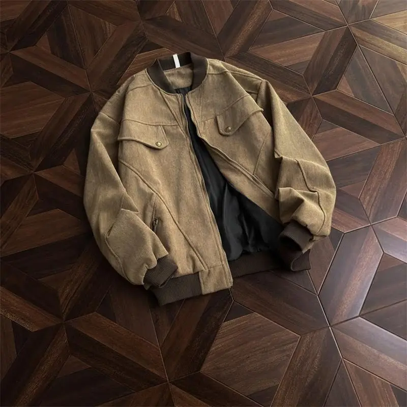 Мужская хлопковая рабочая куртка-бомбер в американском ретро-стиле, осенне-зимняя, модная, дышащая, из полиэстера
Мужская хлопковая рабочая куртка-бомбер в американском ретро-стиле, осенне-зимняя, модная, дышащая, из полиэстера