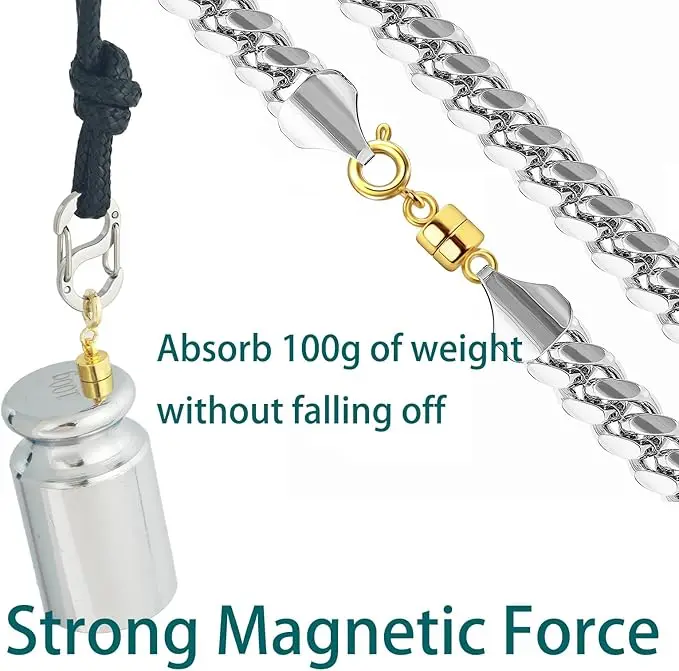 Right Road Новый высококачественный женский магнитный удлинитель для ожерелья, браслетов, ножных браслетов, ювелирных изделий из золота и серебра
Right Road Новый высококачественный женский магнитный удлинитель для ожерелья, браслетов, ножных браслетов, ювелирных изделий из золота и серебра