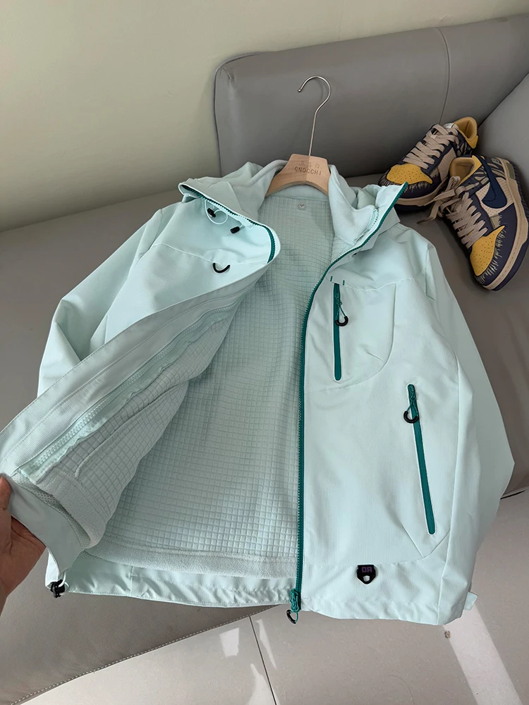 Men's Outdoor Climbing Jaet Soft ell Tee-in-One Hooded Windproof Sportswear Polyester Fiber Long Sve Cleanfit Sle
Men's Outdoor Climbing Jaet Soft ell Tee-in-One Hooded Windproof Sportswear Polyester Fiber Long Sve Cleanfit Sle