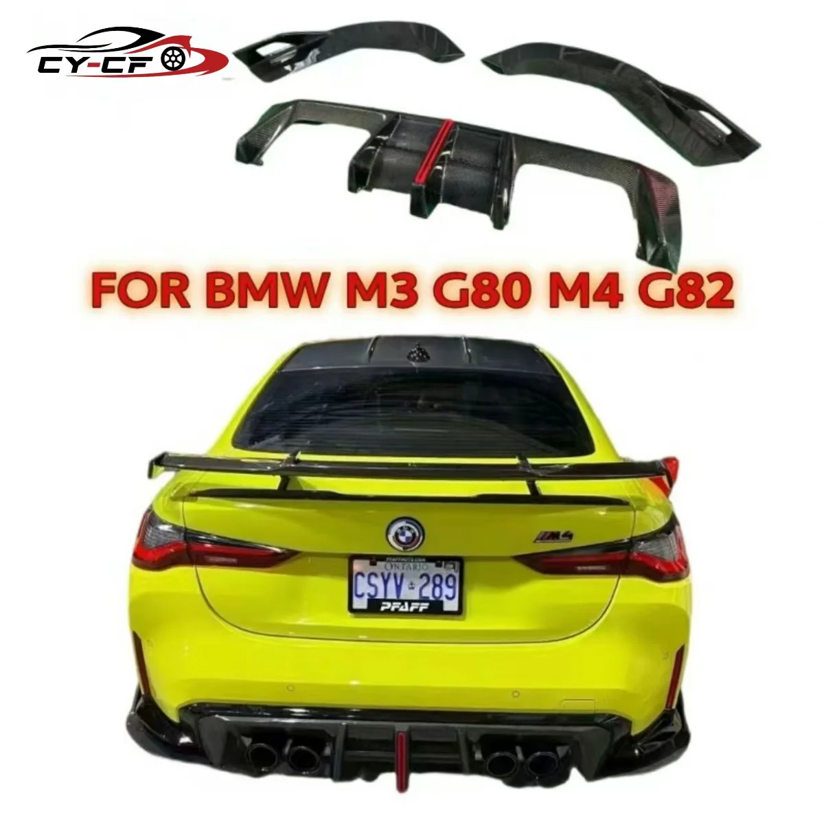 For BMW M3 M4 Series G80 G82 G83 Coupe 2021+ A1 Style Carbon Fiber Rear Lip Diffuser Back Bumper Spoiler Small Upgrade body kit
For BMW M3 M4 Series G80 G82 G83 Coupe 2021+ A1 Style Carbon Fiber Rear Lip Diffuser Back Bumper Spoiler Small Upgrade body kit
