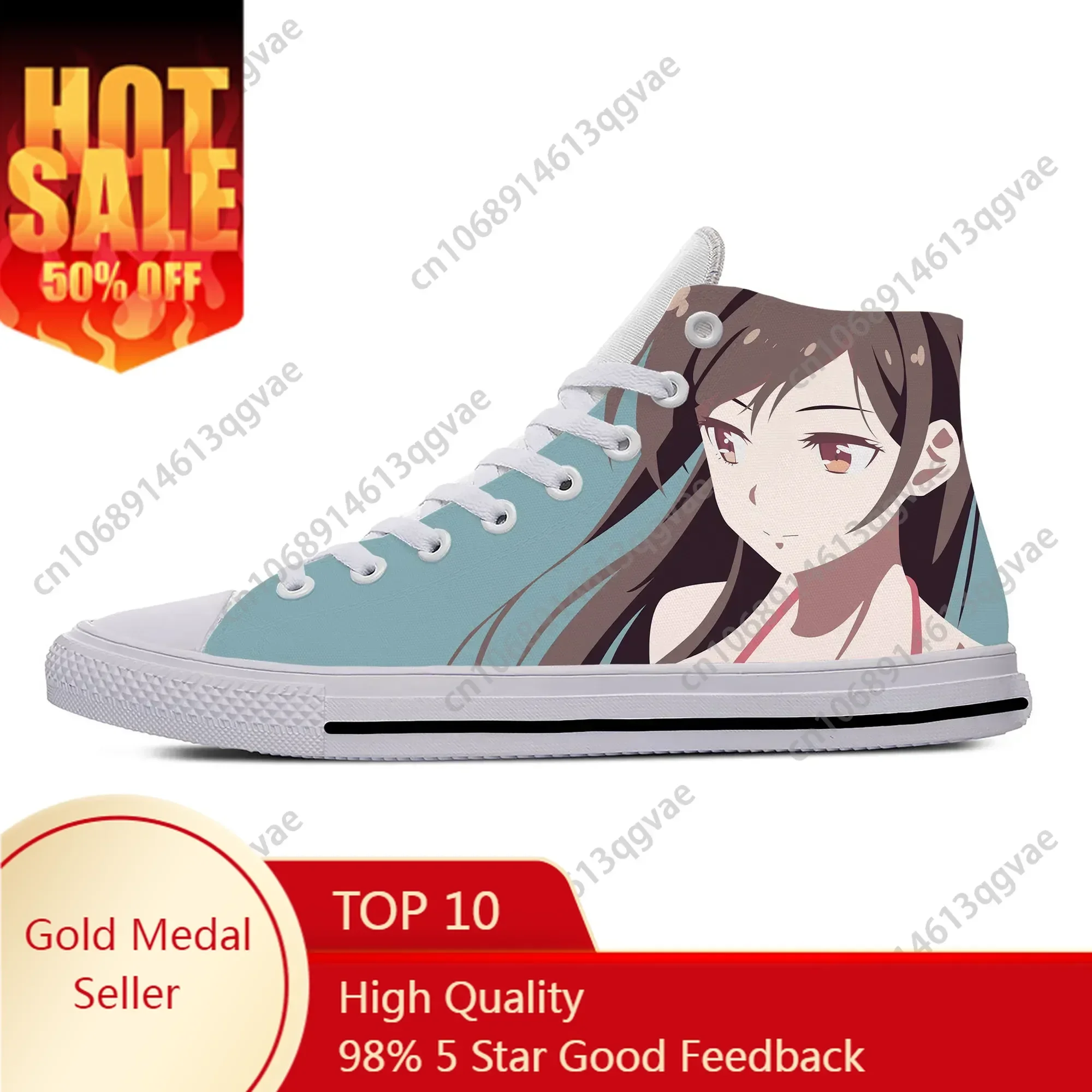 Anime Rent A Girlfriend Ichinose Mizuhara Chizuru High Top Sneakers Mens Womens Teenager Canvas Sneaker Couple Custom Made Shoes
Anime Rent A Girlfriend Ichinose Mizuhara Chizuru High Top Sneakers Mens Womens Teenager Canvas Sneaker Couple Custom Made Shoes