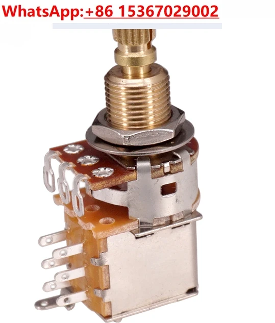 BRASS BASS GUITAR BOUNCE SWITCH PRESS ON CONCERN SINGLE POTENTIOMETER ELECTRONIC 9.36MM NON-LIFT SWITCH
BRASS BASS GUITAR BOUNCE SWITCH PRESS ON CONCERN SINGLE POTENTIOMETER ELECTRONIC 9.36MM NON-LIFT SWITCH