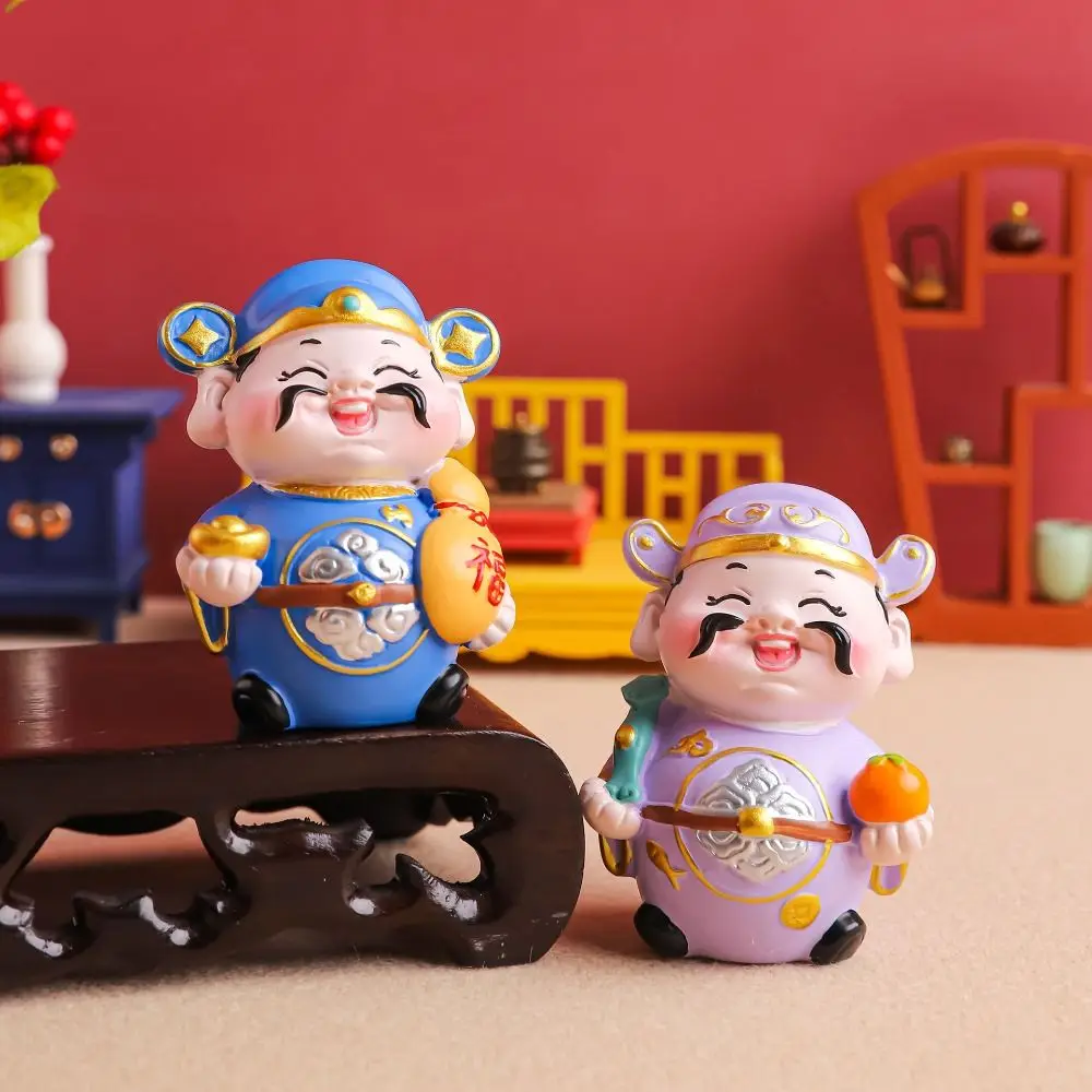 Cute Mini God of Wealth Figurine Fortune Blessing Lucky New Year Statue Resin Chinese God Statue New Year Decoration Gifts
Cute Mini God of Wealth Figurine Fortune Blessing Lucky New Year Statue Resin Chinese God Statue New Year Decoration Gifts