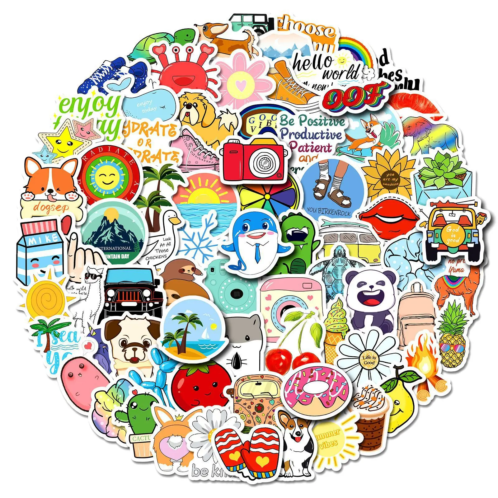 100Pcs Mini Aesthetic Stickers Cute Cartoon Vinyl Decals Waterproof Water Bottle Planner Laptop Scrapbook Kids Teen Girl Gift
100Pcs Mini Aesthetic Stickers Cute Cartoon Vinyl Decals Waterproof Water Bottle Planner Laptop Scrapbook Kids Teen Girl Gift
