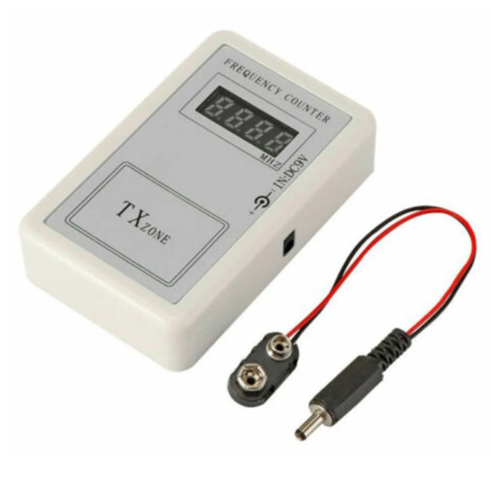 Wavelength Detector Frequency Meter 9V Battery Operated Digital Frequency Tester Measuring Range 250-450MHZ Size 92*58*25mm
Wavelength Detector Frequency Meter 9V Battery Operated Digital Frequency Tester Measuring Range 250-450MHZ Size 92*58*25mm