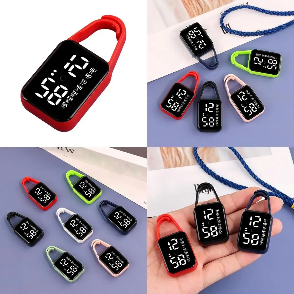 Keychain Pocket Watch Led Electronic Hanging Watch Waterproof Touch Digital Watch Easy to Read for Students Adults high quality
Keychain Pocket Watch Led Electronic Hanging Watch Waterproof Touch Digital Watch Easy to Read for Students Adults high quality