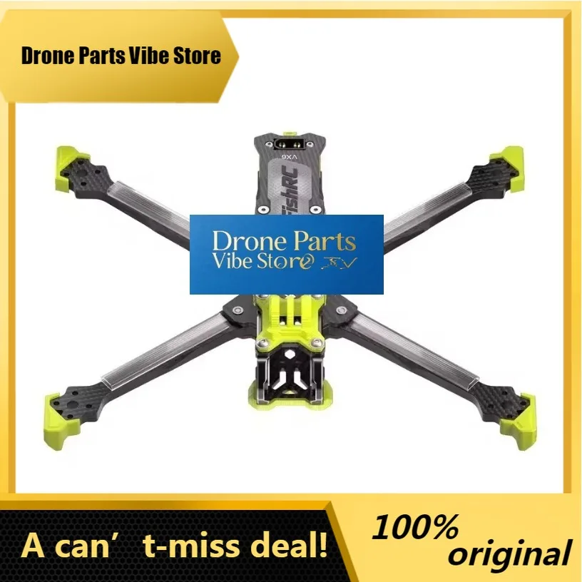 DronePFlyFishRC Volador II VX6 V2 FPV T700 6inch Frame Kit Compatible With O4 Air Unit Pro For RC FPV Freestyle Racing Drone
DronePFlyFishRC Volador II VX6 V2 FPV T700 6inch Frame Kit Compatible With O4 Air Unit Pro For RC FPV Freestyle Racing Drone