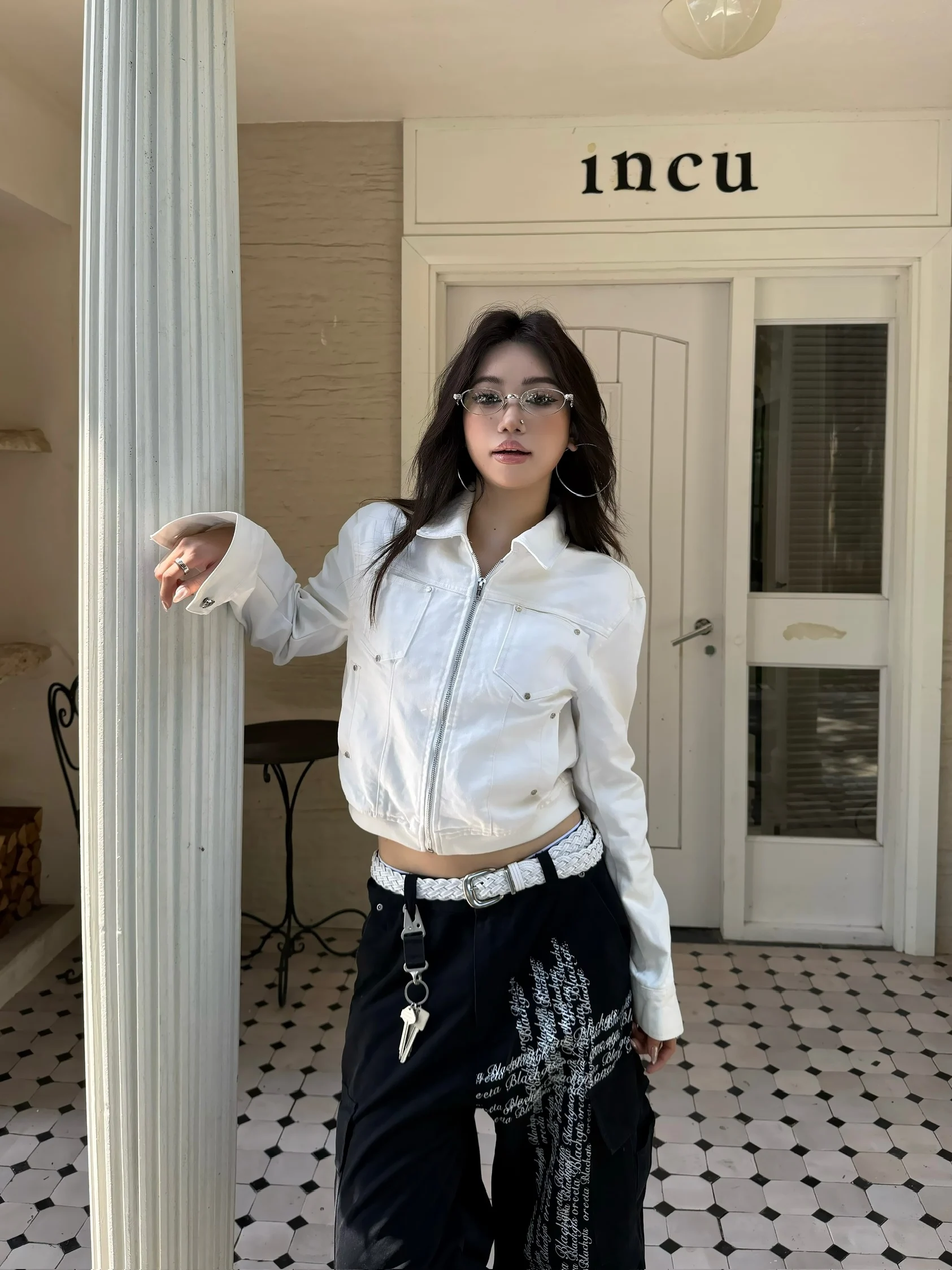 ZhenZhen Lazy American Retro Spicy Girl ort Denim Jaet Women Spring Autumn New Design Sensation Jaet Top
ZhenZhen Lazy American Retro Spicy Girl ort Denim Jaet Women Spring Autumn New Design Sensation Jaet Top