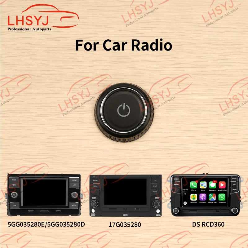 Original CD Audio Radio Switch Volume Adjustment Knob Button Multimedia Switch Rotary Car Interior For VW DS RCD360 5GG 035 280D
Original CD Audio Radio Switch Volume Adjustment Knob Button Multimedia Switch Rotary Car Interior For VW DS RCD360 5GG 035 280D