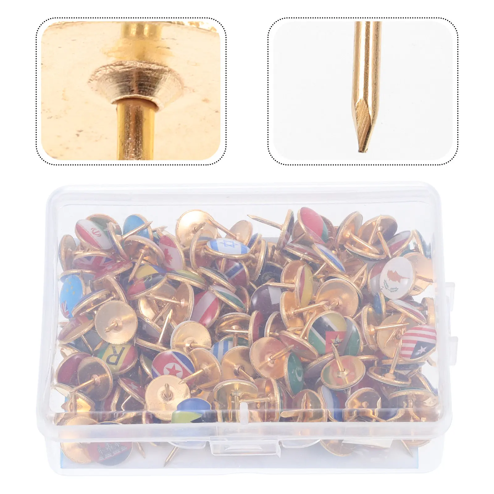 194pcs National Flag Thumb Tacks Country Map Push Pin For Bulletin Board Corkboard Whiteboard Office School Art Project Epoxy
194pcs National Flag Thumb Tacks Country Map Push Pin For Bulletin Board Corkboard Whiteboard Office School Art Project Epoxy