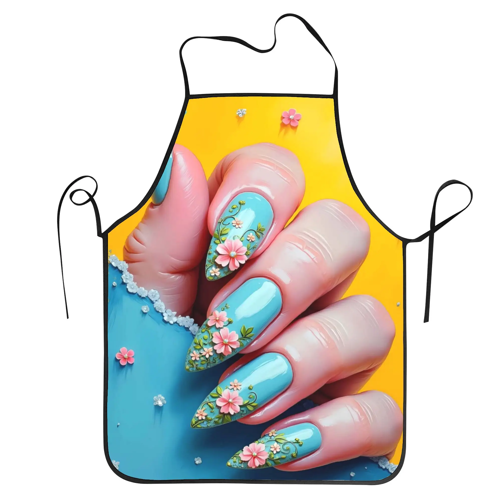 Light Blue 3D Flower Nail Art Apron Cooking Cute Kitchen Accessories Adult Barbecue Aprons without Pocket
Light Blue 3D Flower Nail Art Apron Cooking Cute Kitchen Accessories Adult Barbecue Aprons without Pocket