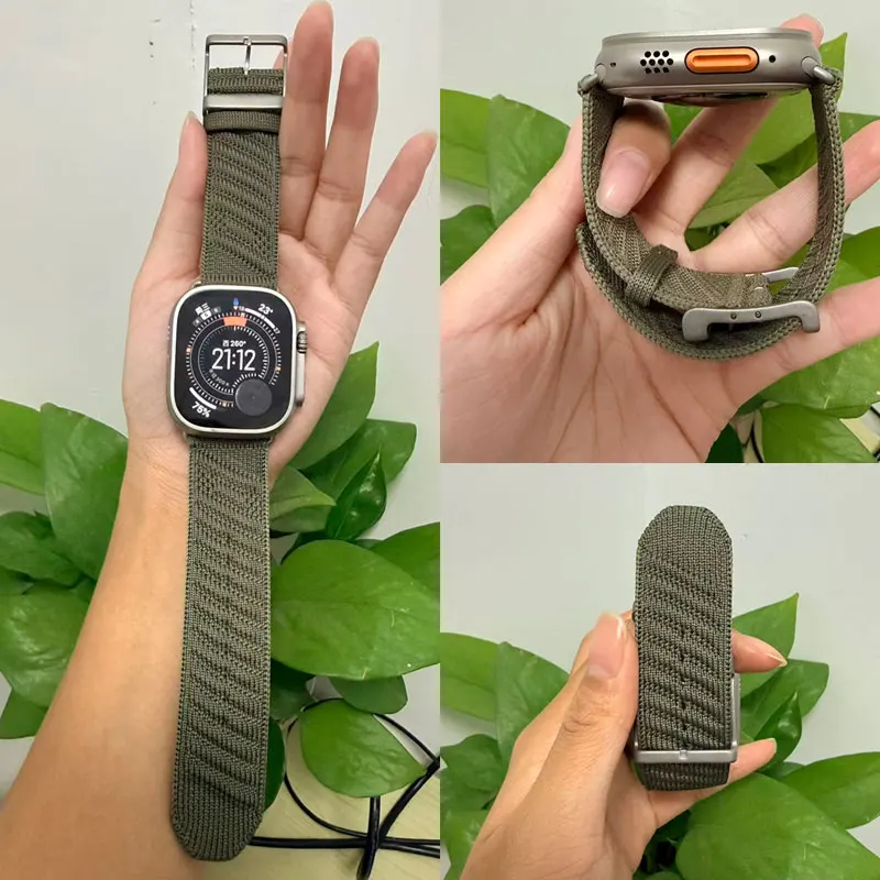 En Mer Band Bleu Nuit для Apple Watch 46 мм Ultra 3 2 49 мм нейлоновый браслет-петля для Iwatch 11 10 9 8 SE 3 40/42/44/45 мм ремешок для часов
En Mer Band Bleu Nuit для Apple Watch 46 мм Ultra 3 2 49 мм нейлоновый браслет-петля для Iwatch 11 10 9 8 SE 3 40/42/44/45 мм ремешок для часов