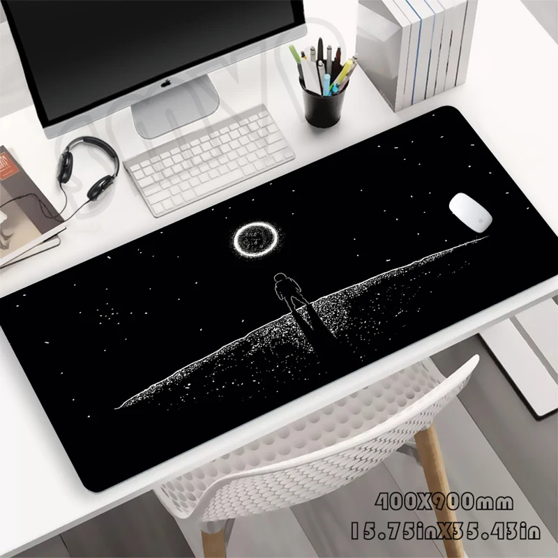 Black Mouse Pad Gaming Mousepad Gamer Mouse Mat White Keyboard Mats Desk Pad XXL 90x40cm Desk Mat For Computer
Black Mouse Pad Gaming Mousepad Gamer Mouse Mat White Keyboard Mats Desk Pad XXL 90x40cm Desk Mat For Computer