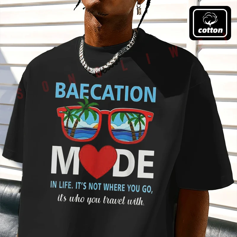 2026 Shirt Cotton Casual Vacation Baecation Mode-Vibes Motorcycle T-shirts Mens Summer Cycling Sportswear Top Tee
2026 Shirt Cotton Casual Vacation Baecation Mode-Vibes Motorcycle T-shirts Mens Summer Cycling Sportswear Top Tee