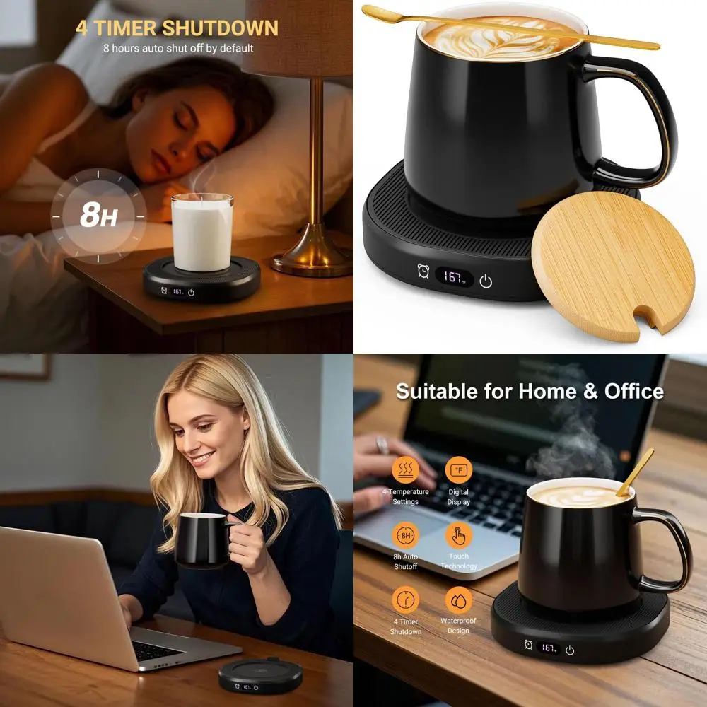 Coffee Mug Warmer & You are Awesome Mug Set, Electric Cup Warmer with Auto Shut Off, 4 Temperature Setting Smart Beverage Warmer
Coffee Mug Warmer & You are Awesome Mug Set, Electric Cup Warmer with Auto Shut Off, 4 Temperature Setting Smart Beverage Warmer