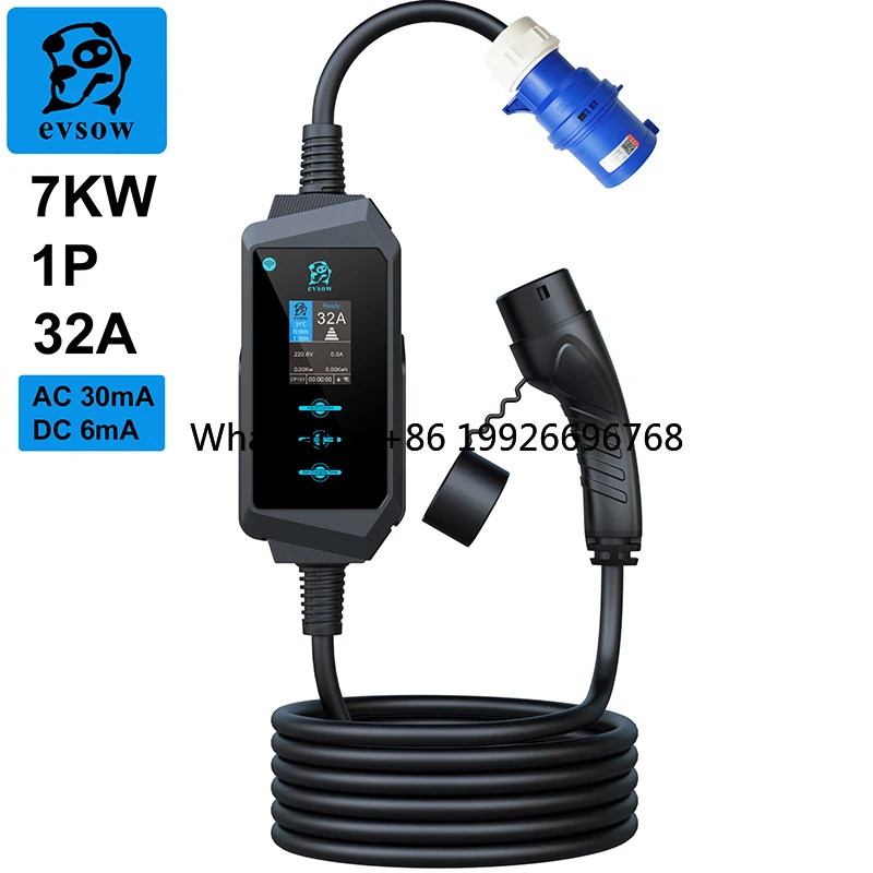 EVSOW 32A Fast Charging Electric Car Ev Charger Station Type 2 IEC 62196-2 New Condition with 22KW Output Power
EVSOW 32A Fast Charging Electric Car Ev Charger Station Type 2 IEC 62196-2 New Condition with 22KW Output Power