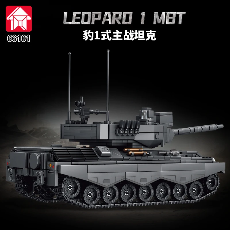 MOC Armored Vehicle MBT Soldier Military Army DIY Bricks Building Blocks Toy Leopard 1 Main Heavy Battle Tank Model
MOC Armored Vehicle MBT Soldier Military Army DIY Bricks Building Blocks Toy Leopard 1 Main Heavy Battle Tank Model