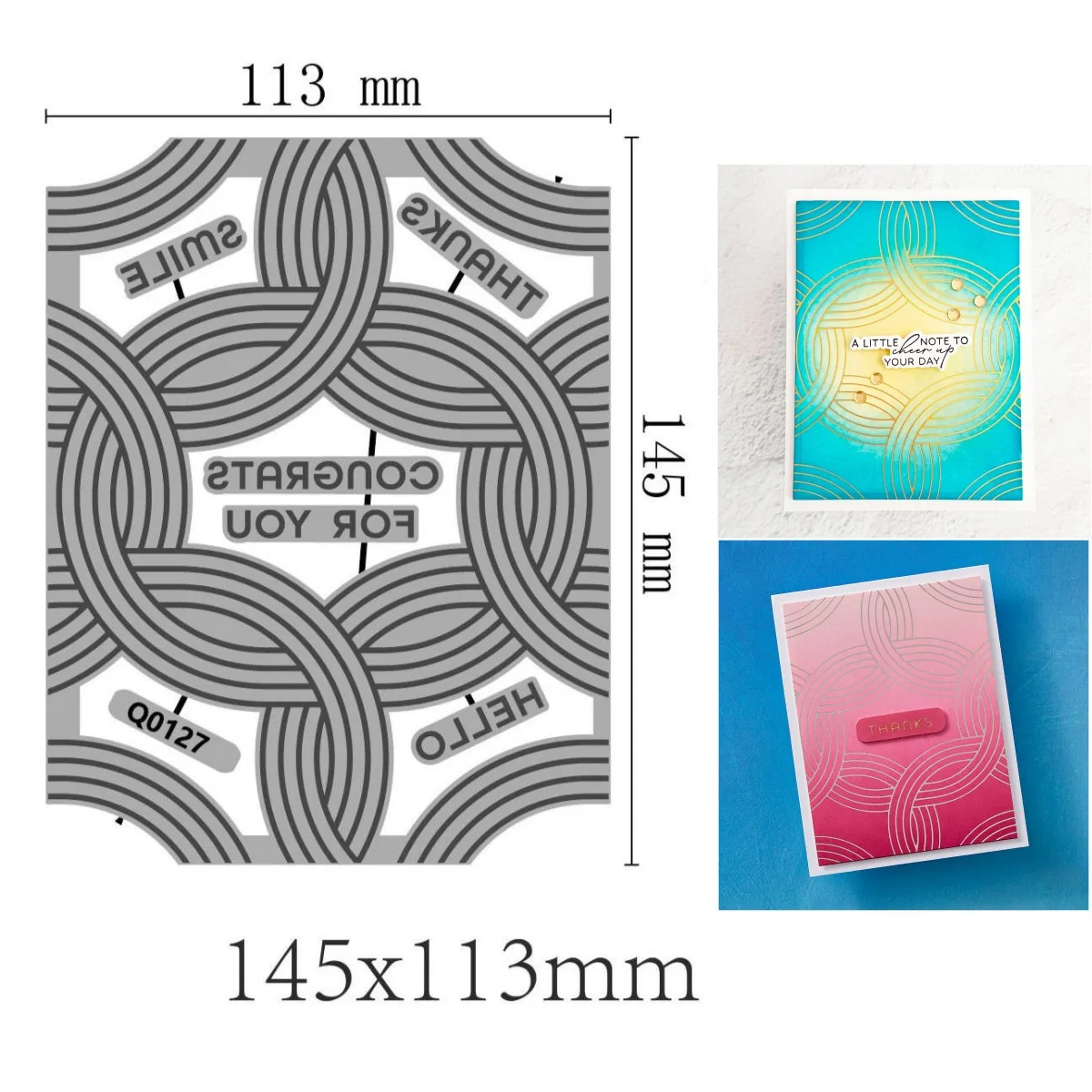 2025 New Elliptical Weave Hot Foil For DIY Scrapbook Decoration Embossing Template Supplies Greeting Card Handmade
2025 New Elliptical Weave Hot Foil For DIY Scrapbook Decoration Embossing Template Supplies Greeting Card Handmade