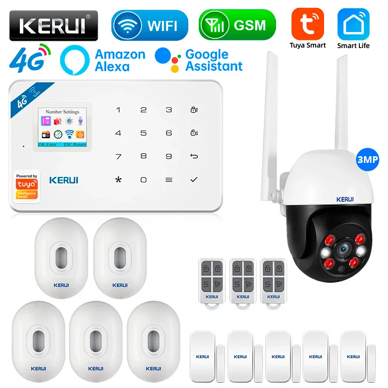 Комплект бездротової домашньої сигналізації KERUI W184 Панель сигналізації 4g WIFI GSM Захист із аксесуарами для зовнішнього датчика руху
Комплект бездротової домашньої сигналізації KERUI W184 Панель сигналізації 4g WIFI GSM Захист із аксесуарами для зовнішнього датчика руху