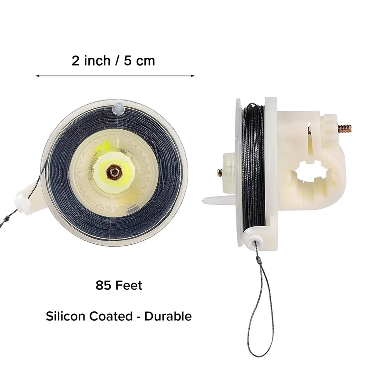 JAS-Trip Wire on Reusable Reel (2 Pack) - Early Warning Perimeter Defense for All Devices 85FT Line on Easy Wind Reel
JAS-Trip Wire on Reusable Reel (2 Pack) - Early Warning Perimeter Defense for All Devices 85FT Line on Easy Wind Reel