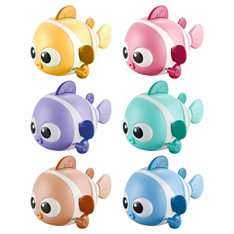 Toddler Bath Toys Cute Cartoon Swimming Clownfish Clockwork Wagging Tail Rotating Device Beach Baby Bath Tub Wind Up Toy
Toddler Bath Toys Cute Cartoon Swimming Clownfish Clockwork Wagging Tail Rotating Device Beach Baby Bath Tub Wind Up Toy