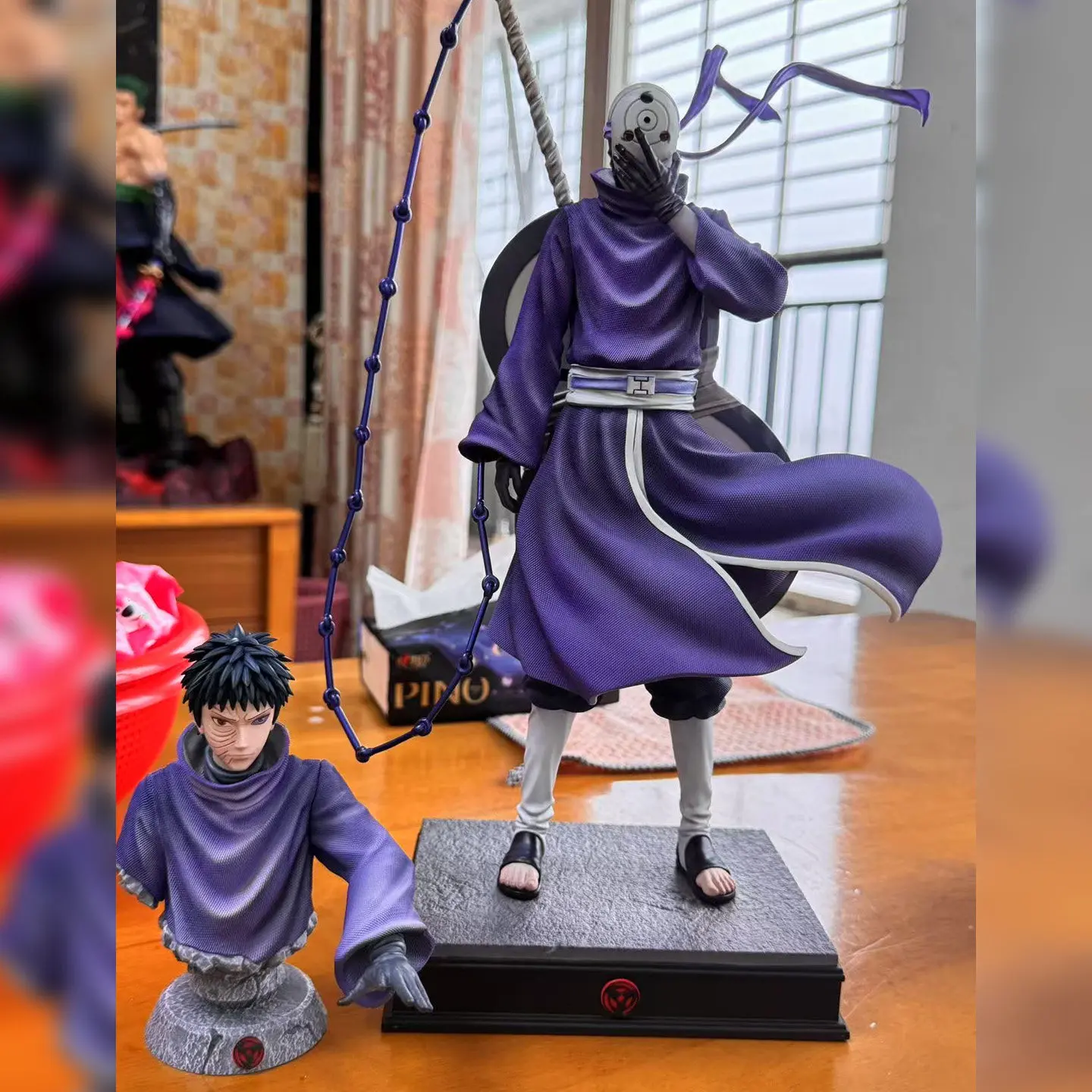 New Naruto Uchiha Obito Anime Figurine Standing Posture Giant Wave Uchiha Dual Head PVC Model Desktop Decoration Ornament Gift
New Naruto Uchiha Obito Anime Figurine Standing Posture Giant Wave Uchiha Dual Head PVC Model Desktop Decoration Ornament Gift