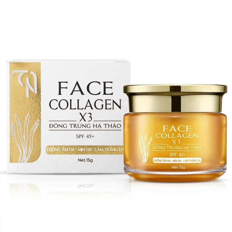 Kem Face Collagen X3 Whitening & Moisturizing, Anti-Acne Freckle Reduction Skin Brightening Smoothing Hydrating 15ml
Kem Face Collagen X3 Whitening & Moisturizing, Anti-Acne Freckle Reduction Skin Brightening Smoothing Hydrating 15ml