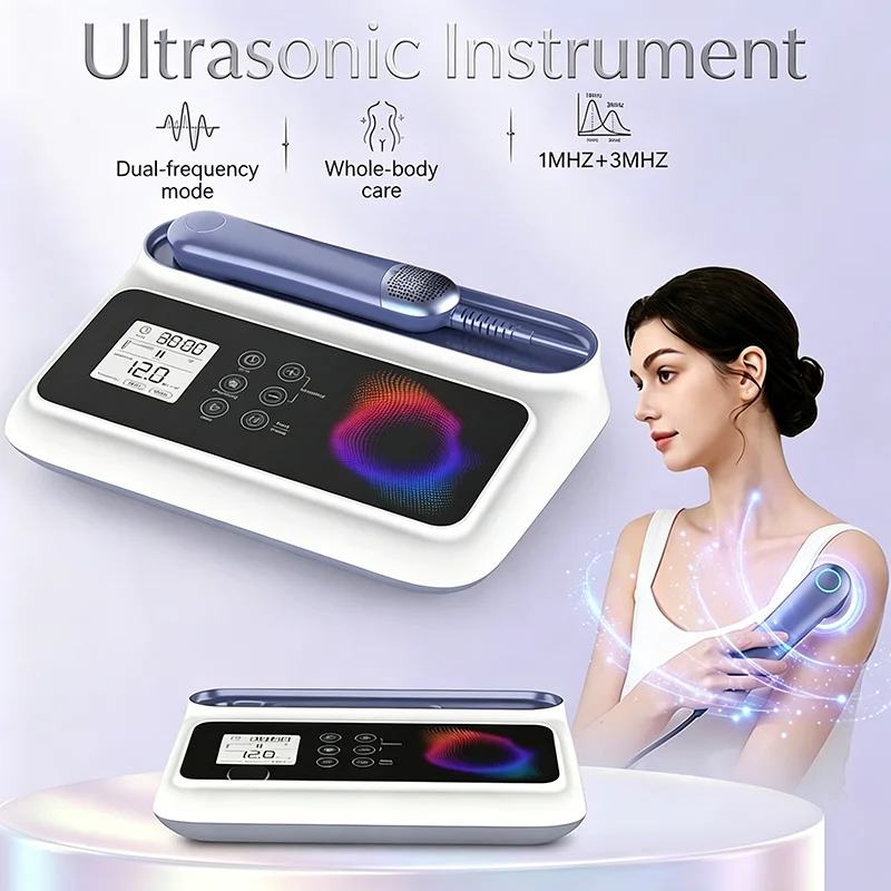 Ultrasound Physiotherapy Massage Device 1MHz+3MHz Intensity for Muscle &Joints Pain Relief No-Drug Ultrasonic Instrument Machine
Ultrasound Physiotherapy Massage Device 1MHz+3MHz Intensity for Muscle &Joints Pain Relief No-Drug Ultrasonic Instrument Machine