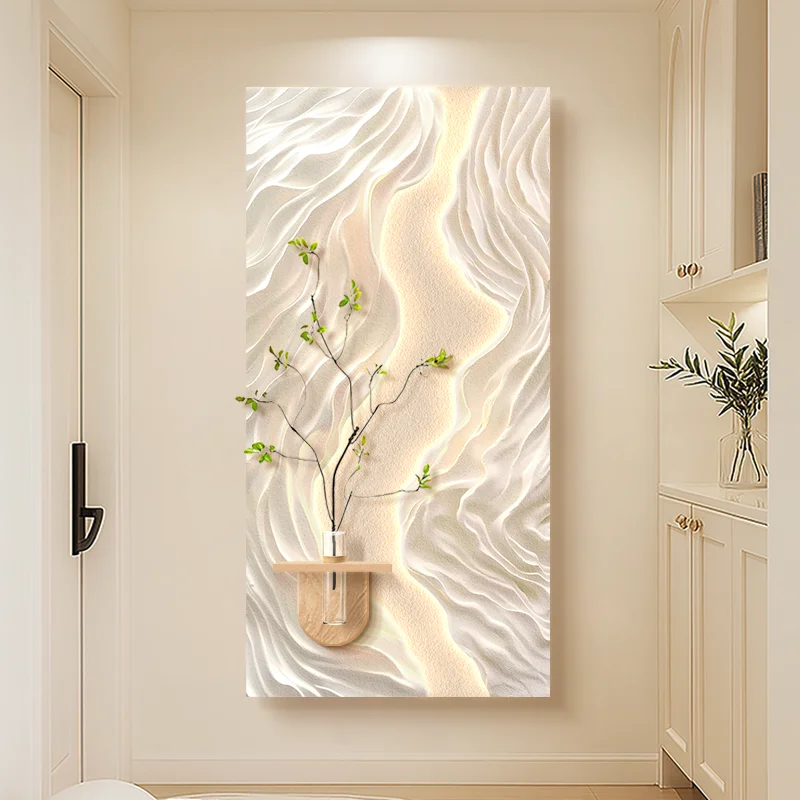Modern Minimalist Corridor Hanging Painting Creamy Style Entrance High-end Decoration Painting Abstract Relief Wall Lamp
Modern Minimalist Corridor Hanging Painting Creamy Style Entrance High-end Decoration Painting Abstract Relief Wall Lamp