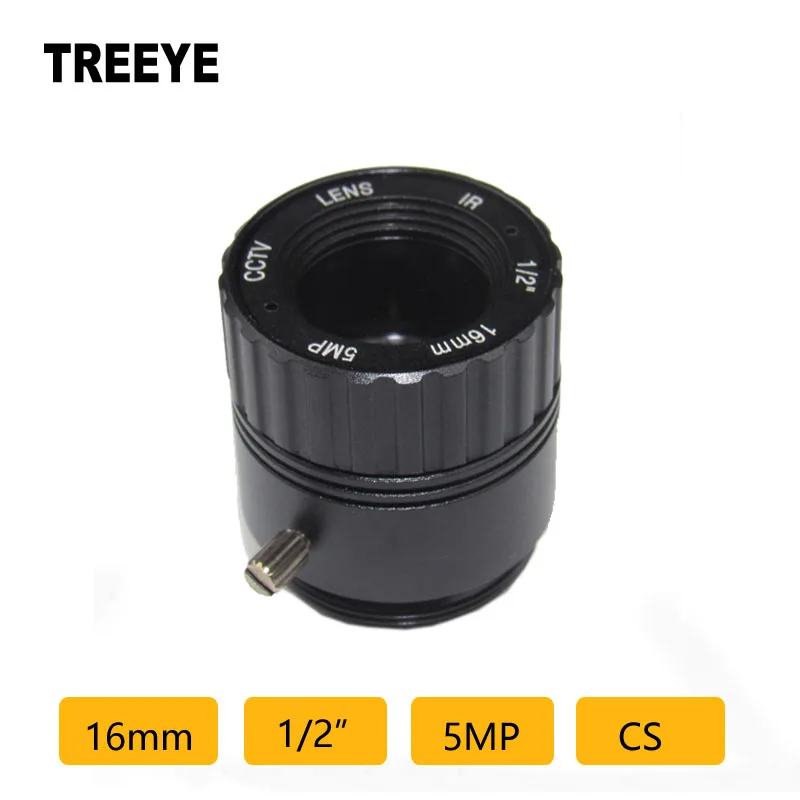 HD 5.0Megapixel 16mm CS Lens F2.0 5MP CCTV Lens 1/2" Video Surveillance Camera Lens AHD IP Industrial Lens CCTV Accessories
HD 5.0Megapixel 16mm CS Lens F2.0 5MP CCTV Lens 1/2" Video Surveillance Camera Lens AHD IP Industrial Lens CCTV Accessories