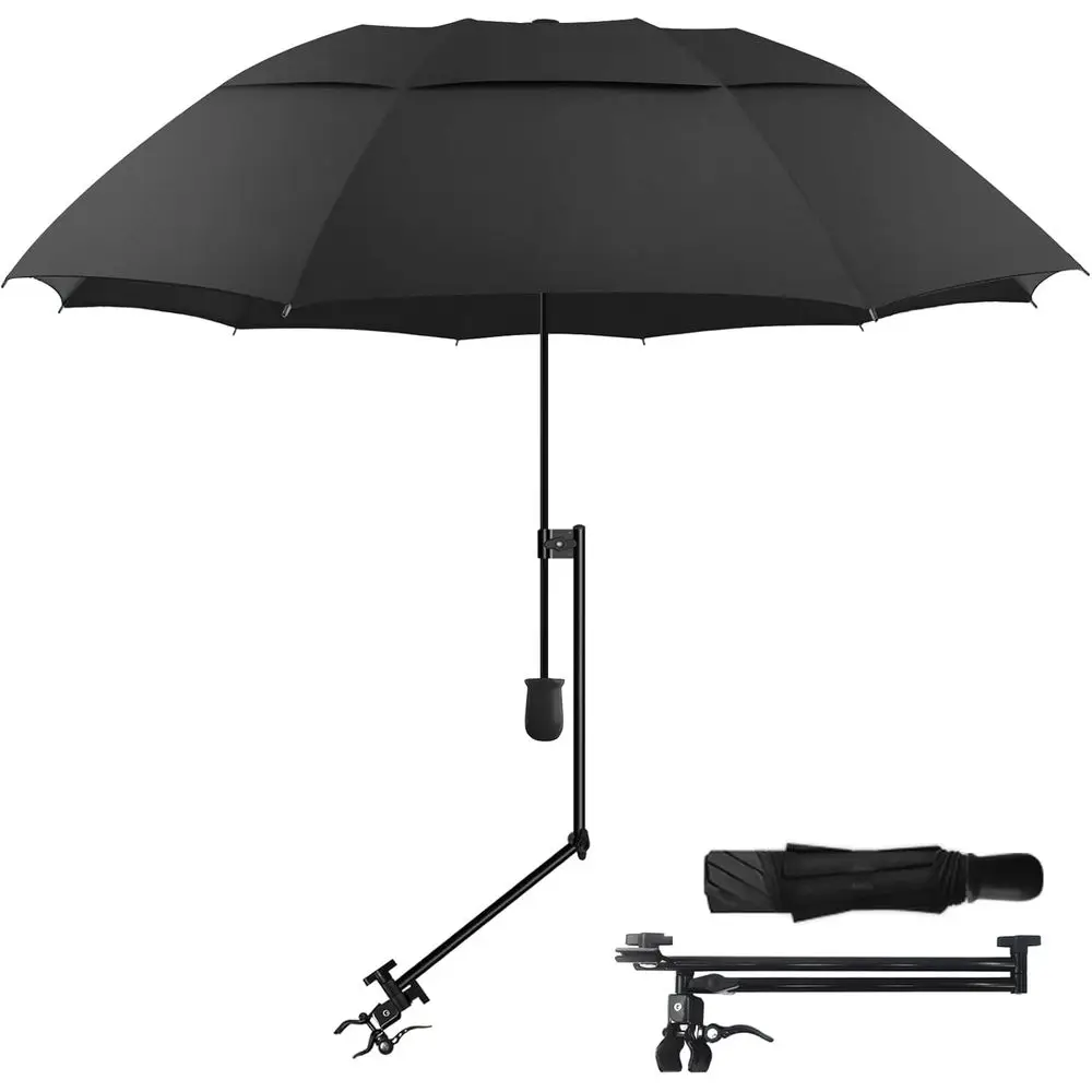 Adjustable Clamp Umbrella for 50+ Golf, Beach, Stroller, and Outdoor Use
Adjustable Clamp Umbrella for 50+ Golf, Beach, Stroller, and Outdoor Use