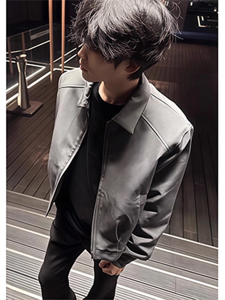 Cleanfit Short Shoulder Pad Men's Jacket Young Style Spring Autumn Boxy Administrative Coat Polyester Fiber Long Sleeve Zipper
Cleanfit Short Shoulder Pad Men's Jacket Young Style Spring Autumn Boxy Administrative Coat Polyester Fiber Long Sleeve Zipper
