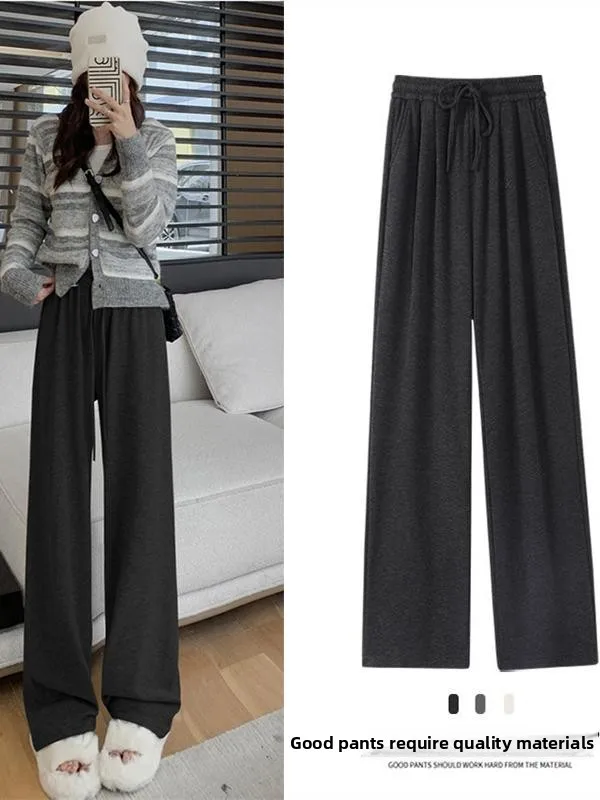 Spring Summer High Waist Slimming Concealing Wide Leg Pants Women Loose Casual Narrow Style Soft Comfortable Straight Long Tr...
Spring Summer High Waist Slimming Concealing Wide Leg Pants Women Loose Casual Narrow Style Soft Comfortable Straight Long Tr...