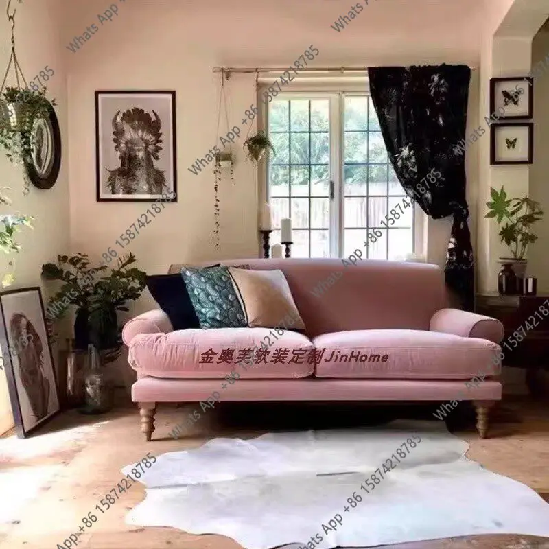 Rt French Retro Small Apartment Velvet Single American Country Simple Coffee Shop B & B Straight Row Double Sofa
Rt French Retro Small Apartment Velvet Single American Country Simple Coffee Shop B & B Straight Row Double Sofa