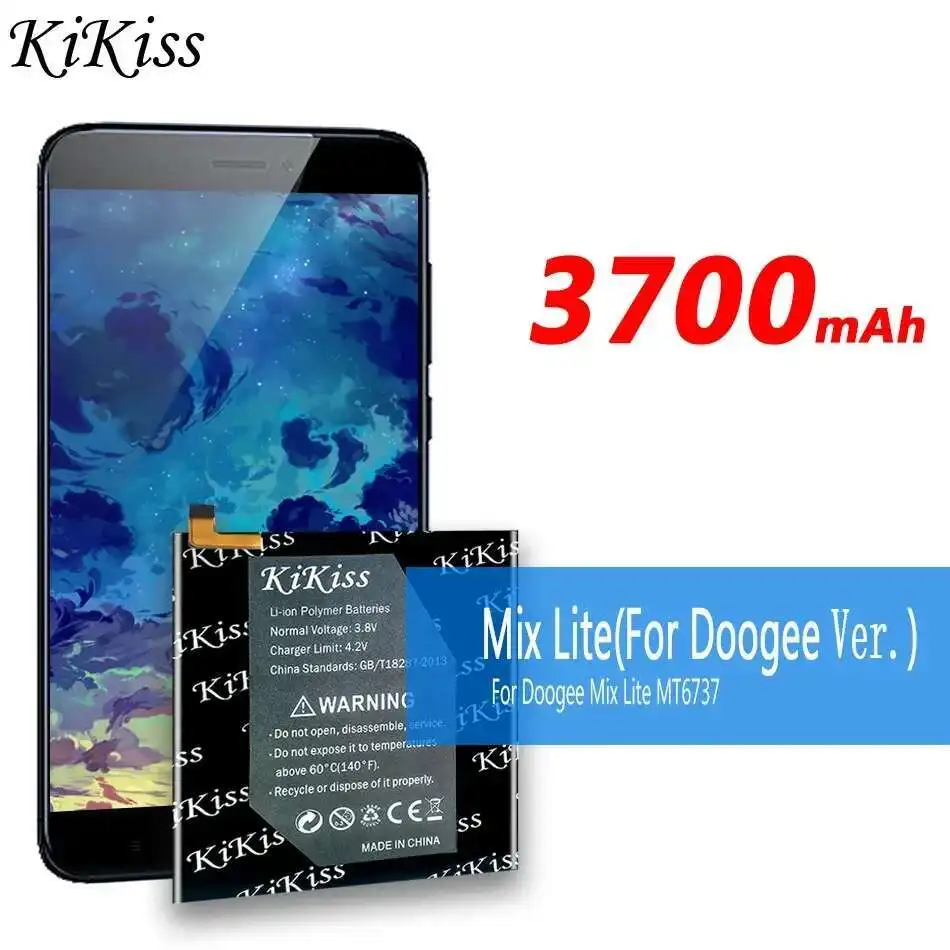 Для Doogee Mix Lite MT6737 Lite для аккумулятора мобильного телефона, высокоэффективная замена премиум-класса 3700 мАч
Для Doogee Mix Lite MT6737 Lite для аккумулятора мобильного телефона, высокоэффективная замена премиум-класса 3700 мАч