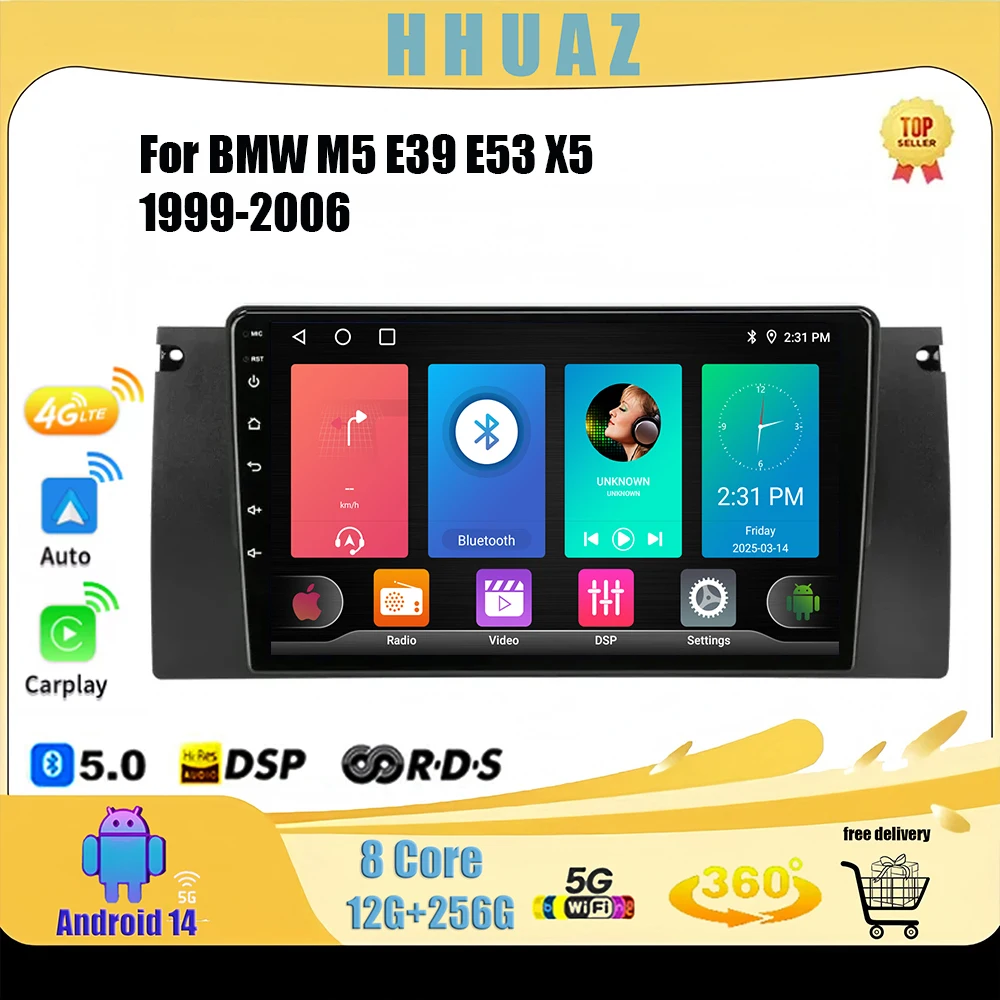 Автомобильный радиоприемник для BMW M5 E39 E53 X5 1999-2006 Android Auto Car Radio Carplay GPS 4G Carplay Стереодинамики Авторадио Видеоплеер
Автомобильный радиоприемник для BMW M5 E39 E53 X5 1999-2006 Android Auto Car Radio Carplay GPS 4G Carplay Стереодинамики Авторадио Видеоплеер