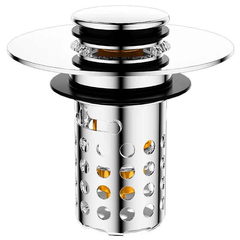 Донный клапан для раковины, выдвижной, из нержавеющей стали с медным сердечником, нажимной, с функцией дезодорации и защитой от засоров, универсальный для умывальников
Донный клапан для раковины, выдвижной, из нержавеющей стали с медным сердечником, нажимной, с функцией дезодорации и защитой от засоров, универсальный для умывальников