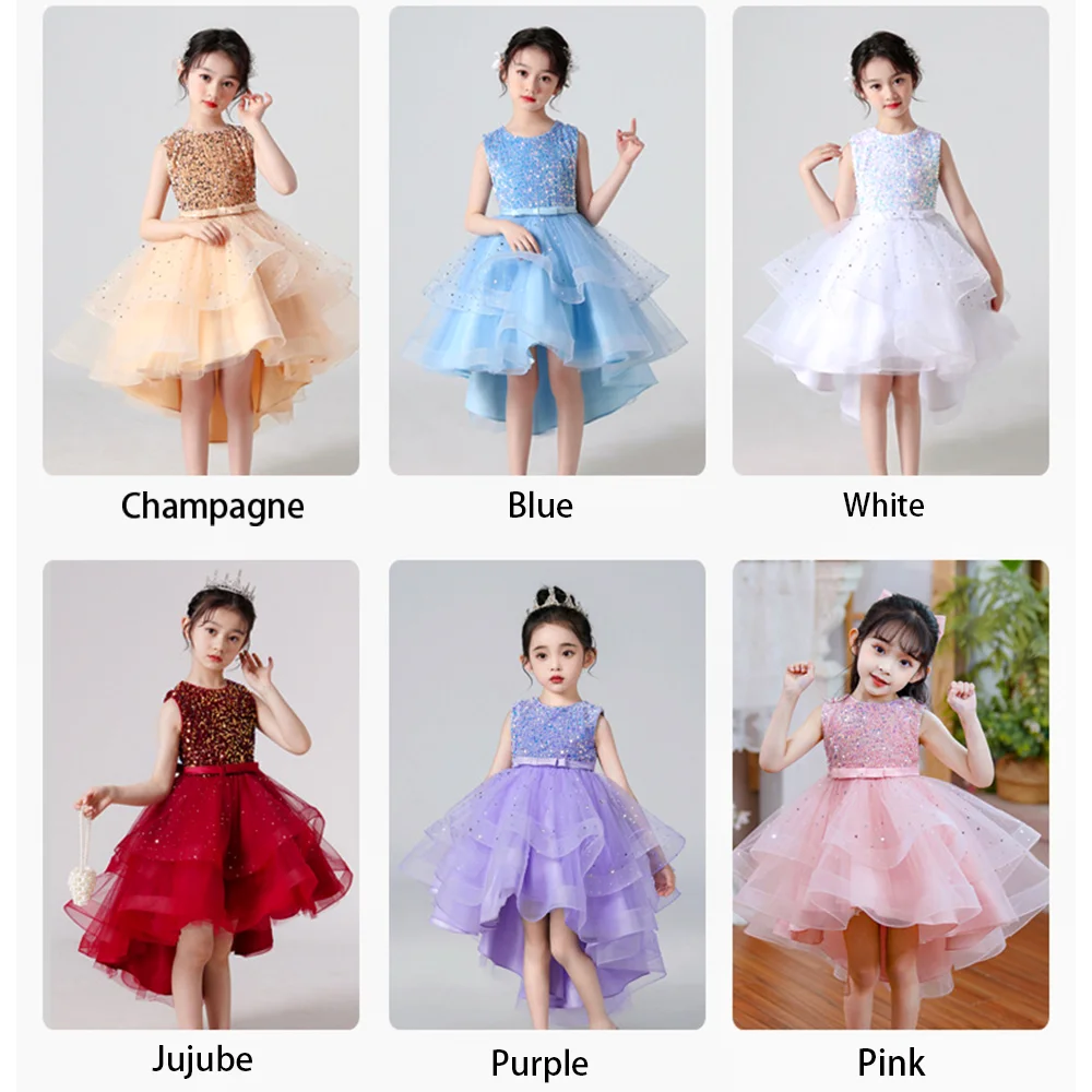 Girls Party Dresses Children's Summer Princess Sequin Gauze Skirt Girls Skirt Sweet Dress Fashion Kid's Dress puffy 3-14 Years
Girls Party Dresses Children's Summer Princess Sequin Gauze Skirt Girls Skirt Sweet Dress Fashion Kid's Dress puffy 3-14 Years