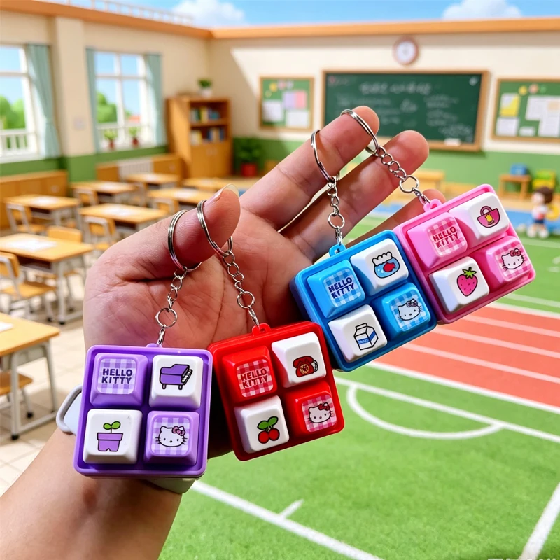 Hello Kitty^,.Four Grid Sound Light Clicker Keychain Kawaii Cute Fidget Toy Stress Relief Toy Sensory Toy Squishy Party Gift
Hello Kitty^,.Four Grid Sound Light Clicker Keychain Kawaii Cute Fidget Toy Stress Relief Toy Sensory Toy Squishy Party Gift